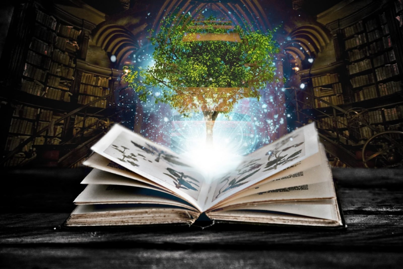 Сказка о библиотеке ночью. Волшебная книга. Книга волшебства. Красивые книги. Книга знаний.