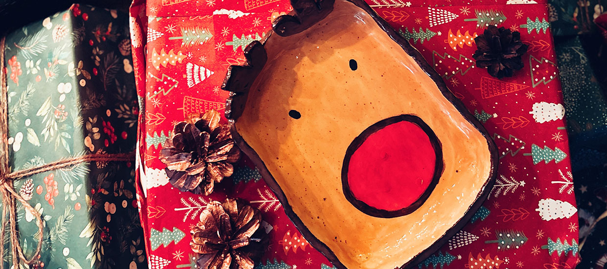 Новогодняя тарелка